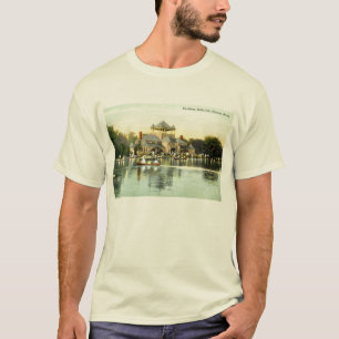 Camiseta Ilha do Belle do pavilhão, vintage 1915 de Detroit