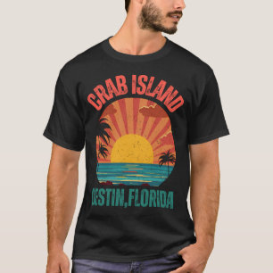 Camiseta Ilha do Caranguejo Destin Flórida praia férias de