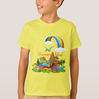 Camiseta ilha do dinossauro