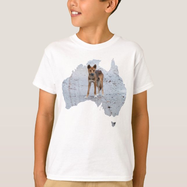 Camiseta Ilha do Fraser Dingo, Forma de Estrutura de Tópico (Frente)