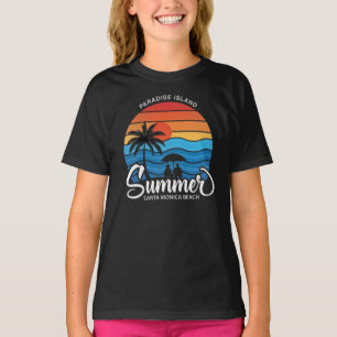 Camiseta Ilha do Paraíso Praia de Santa Mônica-35307