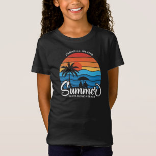 Camiseta Ilha do Paraíso Praia de Santa Mônica-35307