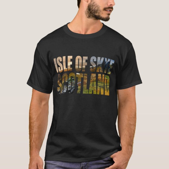 Camiseta Ilha do tshirt de Skye (Frente)