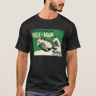 Camiseta Ilha do vintage do homem