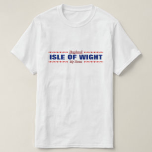 Camiseta ILHA do WIGHT - minha casa - Inglaterra; Coraçõe