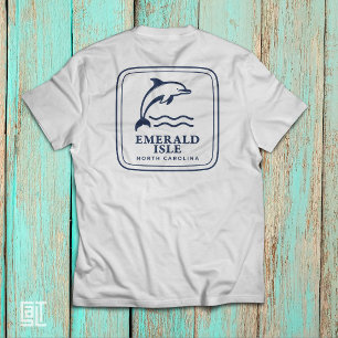 Camiseta Ilha Esmeralda Costa da Praia de Golfinhos da Caro