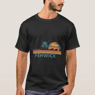 Camiseta Ilha Fenwick Delaware Férias de Verão Vintage 70