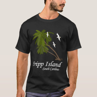 Camiseta Ilha Fripp South Carolina Vacation Beach Souveni