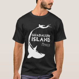 Camiseta Ilha Guadalupe México | Mergulho Com Tubarões