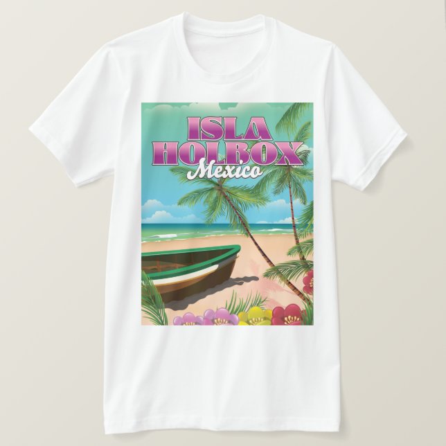 Camiseta Ilha Holbox México (Frente do Design)