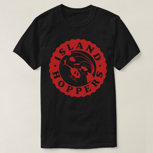 Camiseta Ilha Hoppers (Frente do Design)