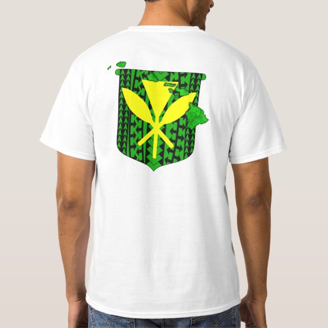 Camiseta Ilha Kanaka tribal Maoli (Verso)
