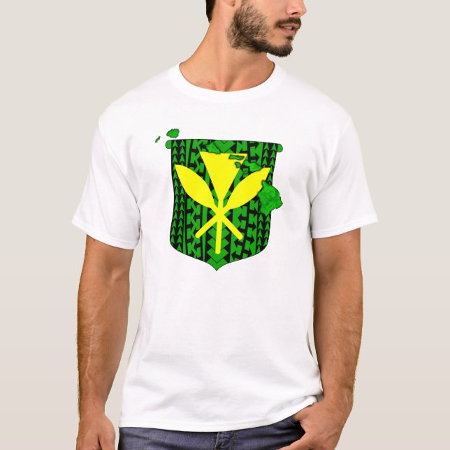 Camiseta Ilha Kanaka tribal Maoli (Frente)