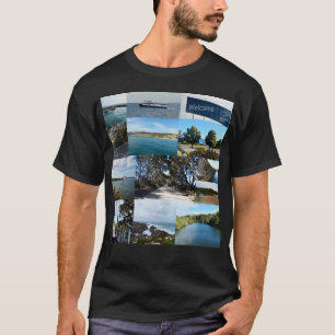 Camiseta Ilha Kangaroo, Austrália, Colagem de Fotos,   T-S
