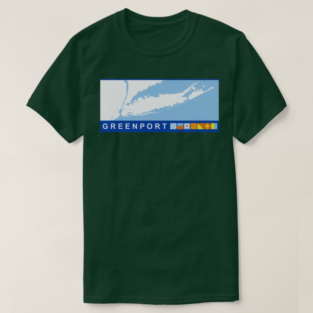 Camiseta Ilha Long Greenport 4 (Frente do Design)