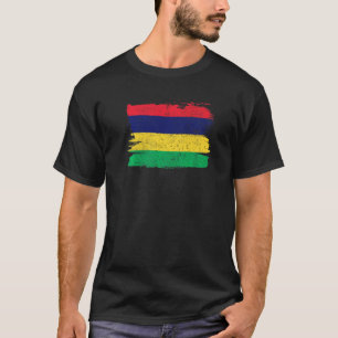 Camiseta Ilha Maurícia Sinalizar Amizade Orgânica Orgulhosa