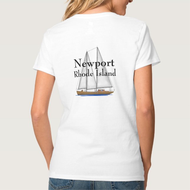 Camiseta Ilha Newport Rhode (Verso)