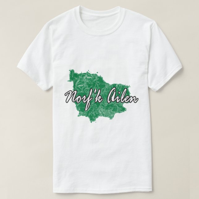 Camiseta Ilha Norfolk (Frente do Design)