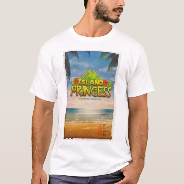 Camiseta Ilha oficial Princesa Considerando T-Shirt (Mens) (Frente)
