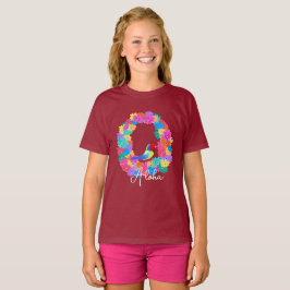 Camiseta Ilha Pássaro Rústico 'Aloha'