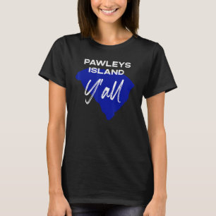 Camiseta Ilha Pawleys Carolina do Sul Yall SC Palmetto Sta