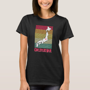 Camiseta Ilha Retro Japonesa e Okinawa