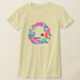 Camiseta Ilha Rústica Pássaro 'Aloha'