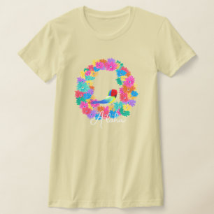 Camiseta Ilha Rústica Pássaro 'Aloha'