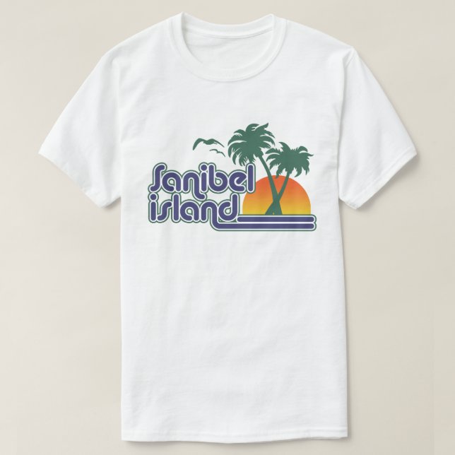 Camiseta Ilha Sanibel (Frente do Design)