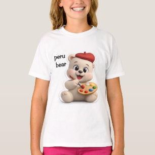 Camiseta Ilha Tropical de Desenho Minimalista no Oceano G