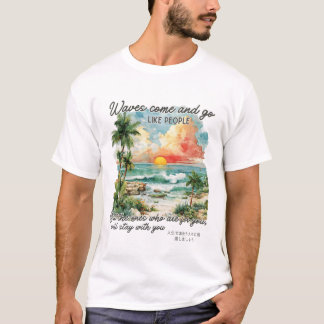 Camiseta Ilha Tropical de Verão Motivacional
