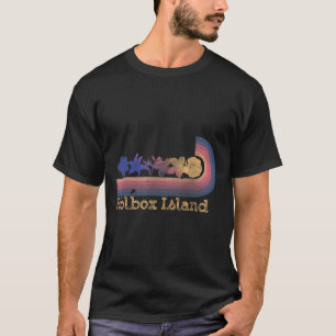 Camiseta Ilha Tropical Retro Holbox Flores Estilo Anos 80 S