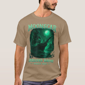 Camiseta Ilha Zombie Ilha da Lua Desenho retrô Halloween