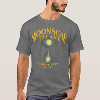 Camiseta Ilha Zombie Luas Retro Para Homens Mulheres Crianç