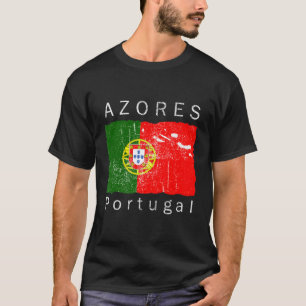 Camiseta Ilhas Açores Bandeira Portuguesa T Shirt I Love Po