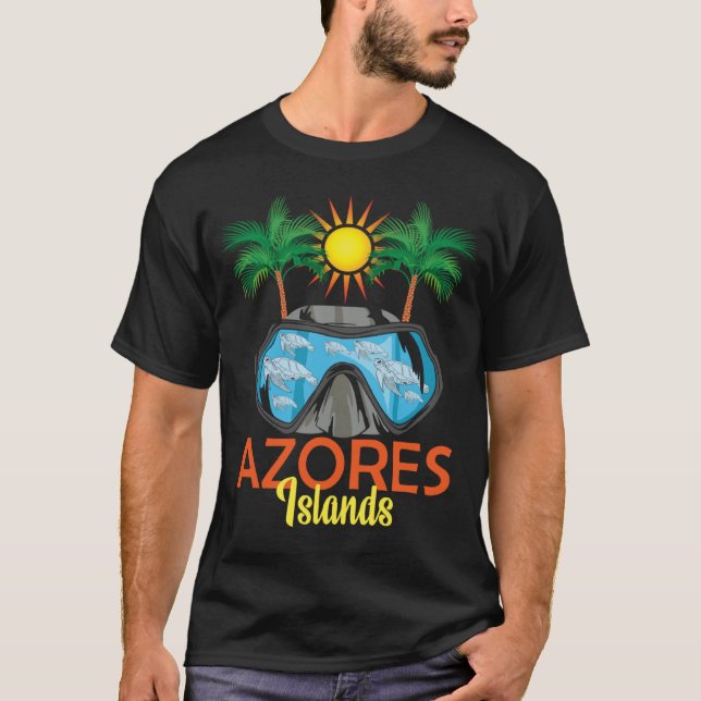 Camiseta Ilhas Açores e Portugal Vacinas (Frente)