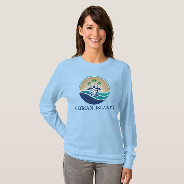 Camiseta Ilhas Cayman Caribe (Frente Completa)