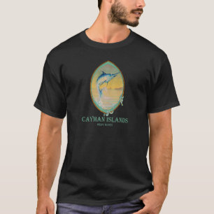 Camiseta Ilhas Cayman Índias Ocidentais Offshore Fishin Vin