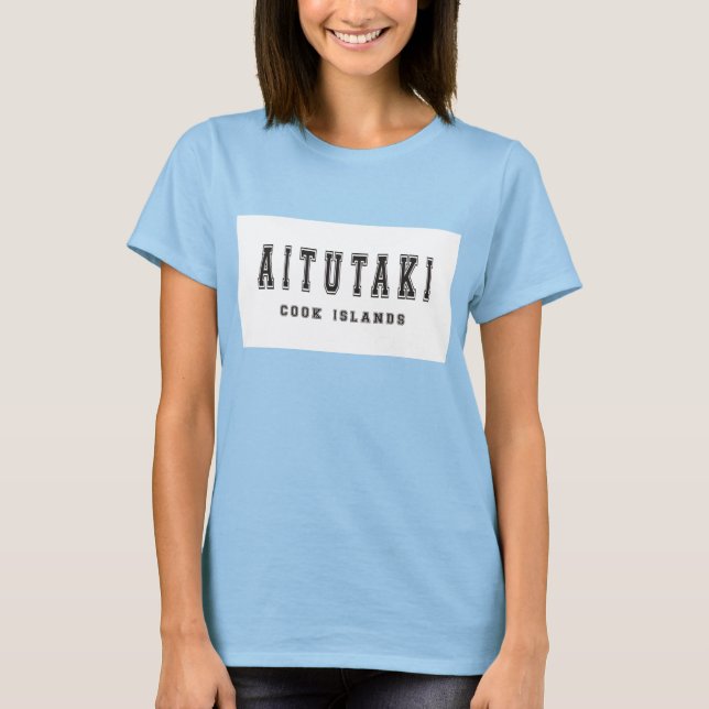 Camiseta Ilhas Cook Aitutaki (Frente)