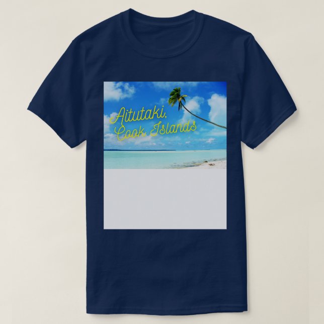 Camiseta Ilhas Cook Aitutaki (Frente do Design)