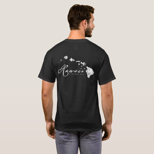 Camiseta Ilhas de Havaí (Parte Traseira Completa)