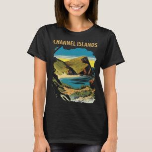 Camiseta Ilhas do Canal Viagem pela Costa da Califórnia