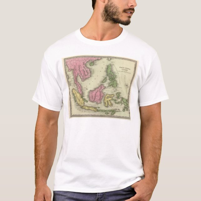 Camiseta Ilhas do indiano do leste (Frente)