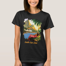 Camiseta Ilhas do Mar do Sul Viagem para Ilha Tropical