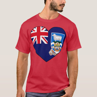 Camiseta Ilhas Falkland do Coração