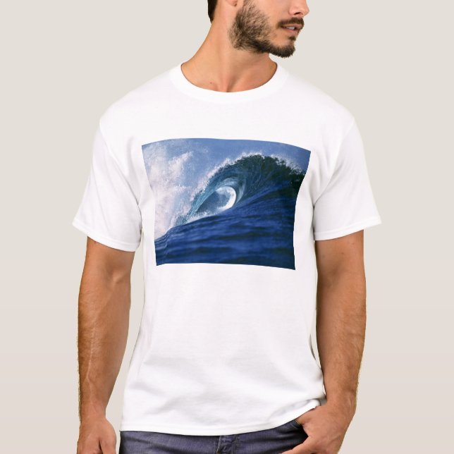 Camiseta Ilhas Fiji, Tavarua, Nudbreak. Uma onda (Frente)