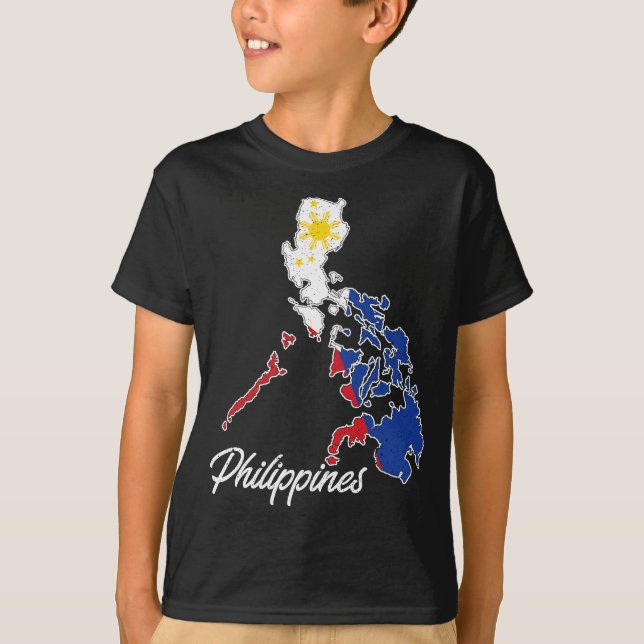 Camiseta Ilhas Filipino Filipinas (Frente)