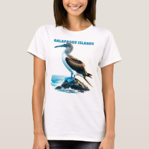 Camiseta Ilhas Galápagos, de pés azuis