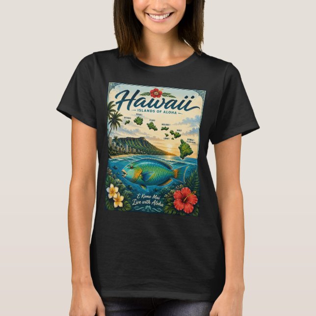 Camiseta Ilhas Havaí (Frente)