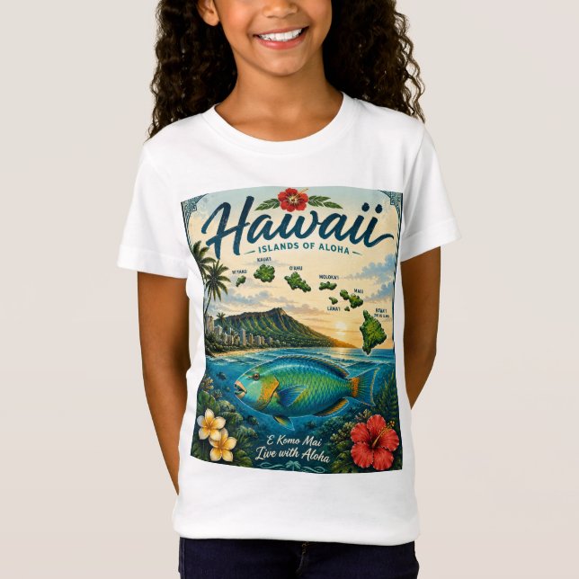 Camiseta Ilhas Havaí (Frente)